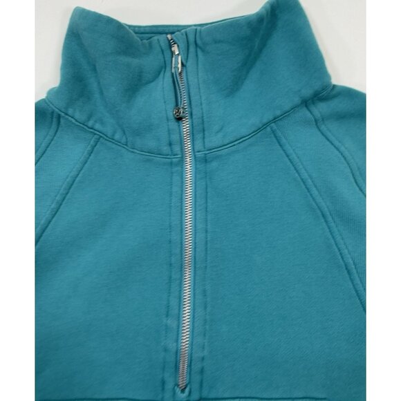 Lululemon Womens Scuba Sweatshirt Oversized Funnel Neck 1/2 Zip Cropped M/L - Picture 3 of 13